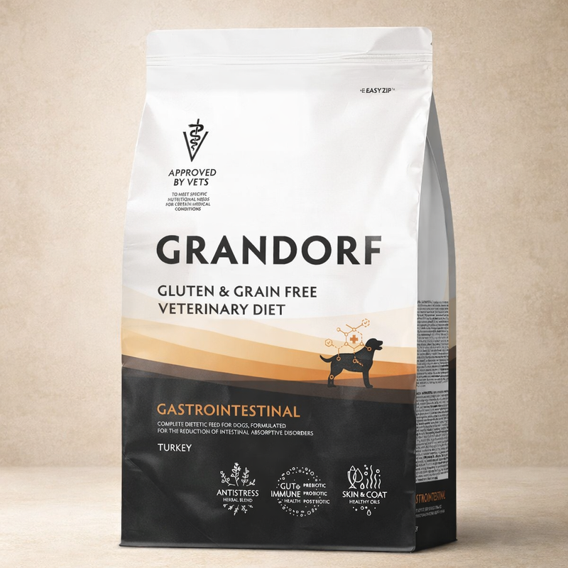 Grandorf – Aliment diététique gastro-intestinal sans céréales pour chien