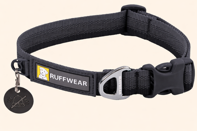 Hi & Light Basalt Black – Collier Léger et Résistant pour Chien