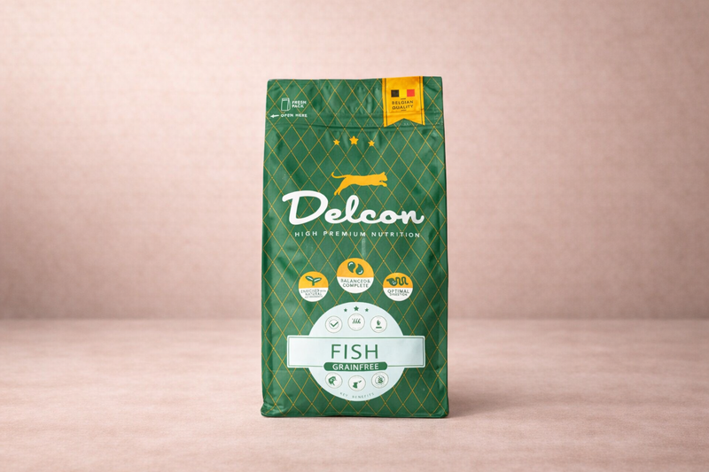 Delcon – Croquettes Adult au poisson pour chat