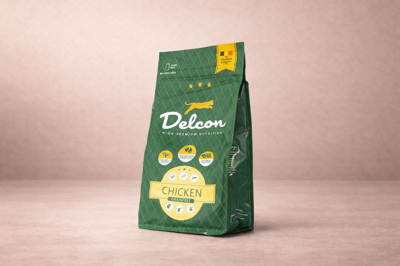 Delcon – Croquettes Adult au poulet pour chat