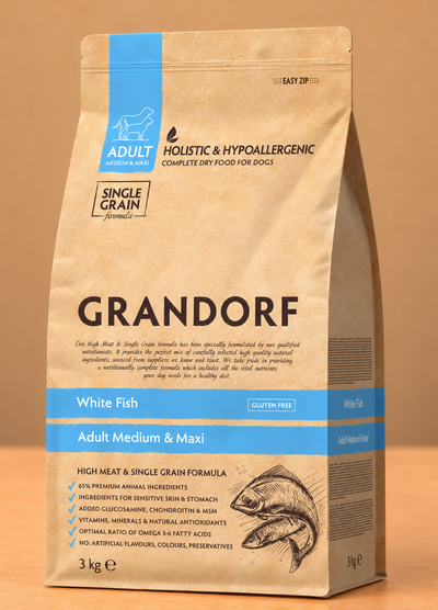 Croquettes Adulte Medium & Maxi  – Poisson Blanc pour Chien