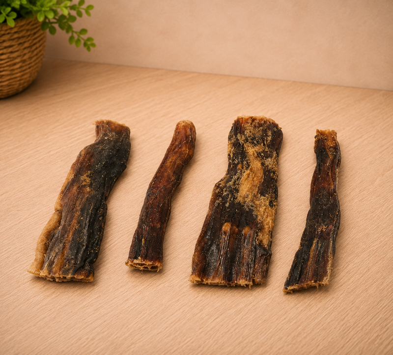 Queue de Buffle Naturelle Sans Gluten pour Chien - 100G