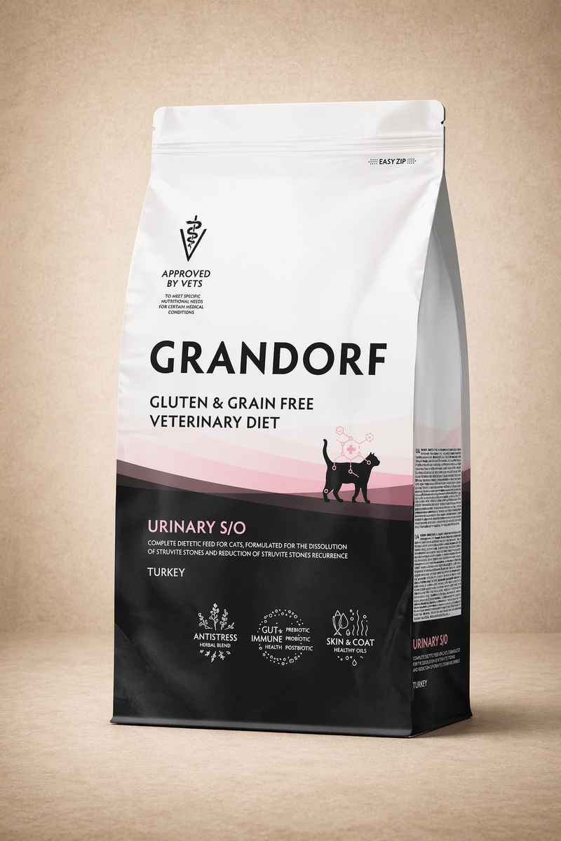 Grandorf – Aliment diététique urinary sans céréales pour chat