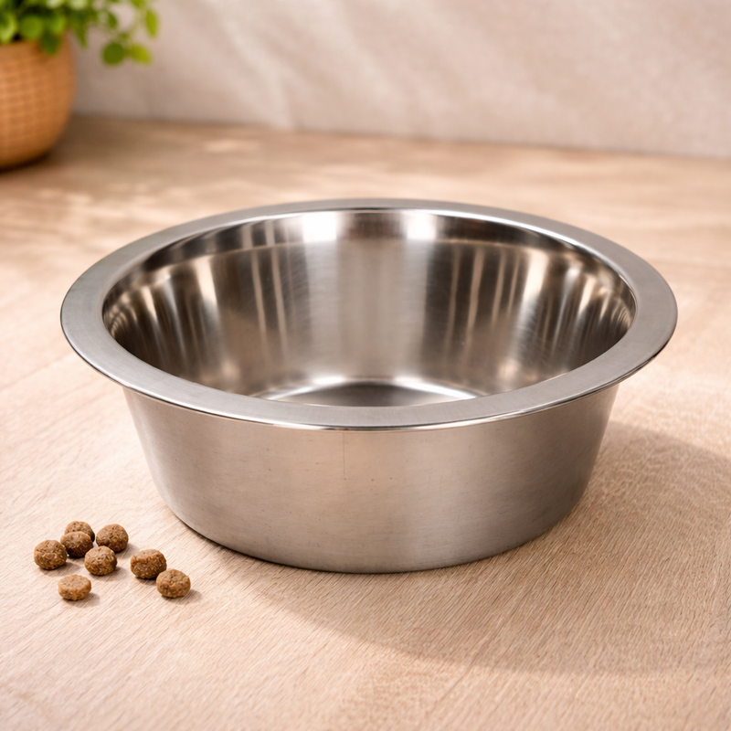 Bol en acier inoxydable pour chat