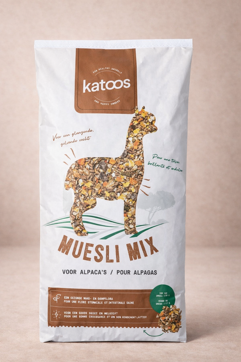 Katoos – Muesli Mix pour alpagas (15 kg)