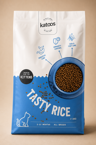 Katoos – Croquettes Tasty Rice pour chaton