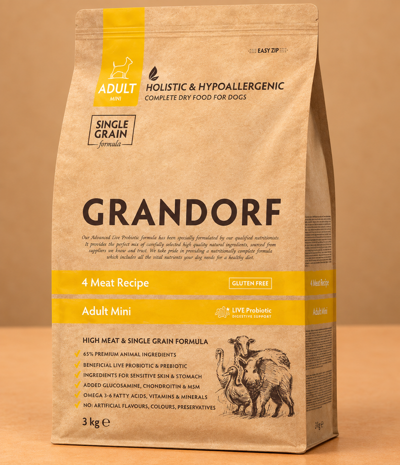 Croquettes Adulte Mini  – 4 Viandes pour Chien