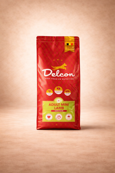 Delcon – Croquettes Mini à l’agneau pour chien adulte