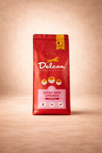 Delcon – Croquettes Mini au poulet pour chien adulte