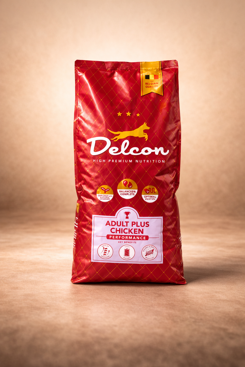 Delcon – Croquettes Adult Plus au poulet pour chien