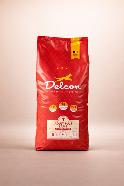 Delcon – Croquettes Adult Plus à l’agneau pour chien