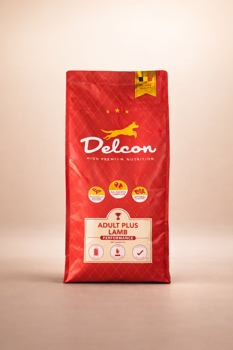 Delcon – Croquettes Adult Plus à l’agneau pour chien