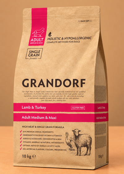 Croquettes Adulte Medium & Maxi  – Agneau & Dinde pour Chien