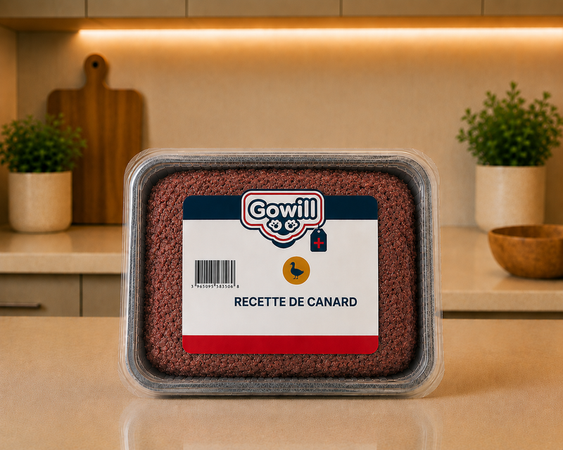 Gowill Plus Canard – Recette Complète Naturelle au Canard pour Chien