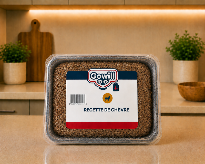 Gowill Plus Chèvre – Recette Complète Naturelle à la Chèvre pour Chien