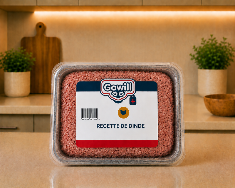 Gowill Plus Kalkoen – Complete Natuurlijke Kalkoenrecept voor Honden