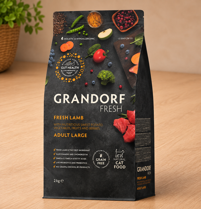 Croquettes Adulte Grande Race – Agneau Frais pour Chat