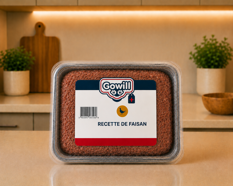 Gowill Plus Faisan – Recette Complète Naturelle au Faisan pour Chien