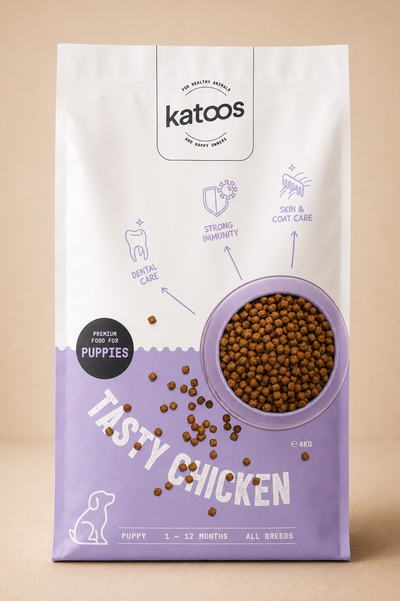 Katoos Tasty Chicken – Croquettes au Poulet pour Chiot