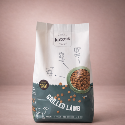 Katoos Grilled Lamb – Croquettes à l’Agneau pour Chien Adulte