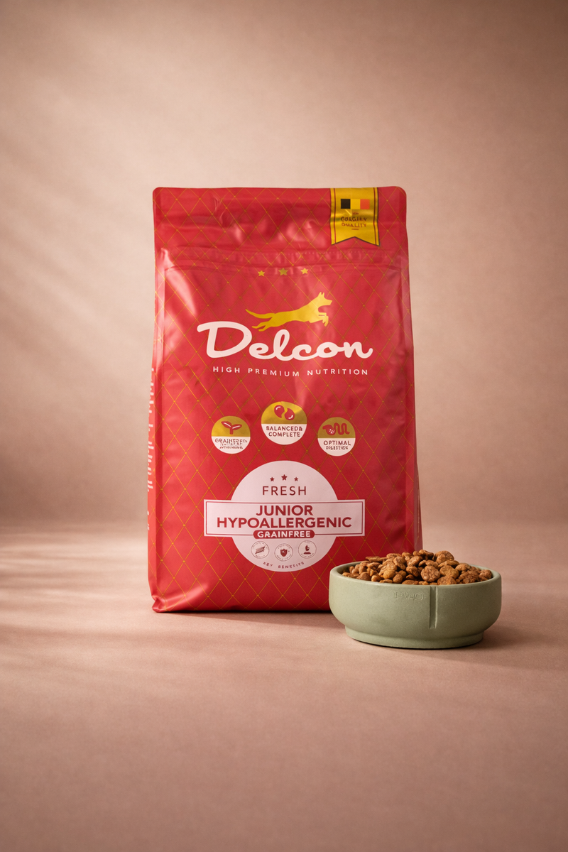 Delcon – Croquettes Junior hypoallergéniques pour chien