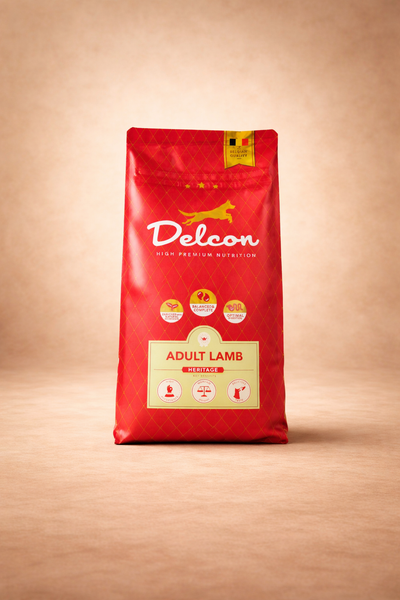 Delcon – Croquettes à l’agneau pour chien adulte