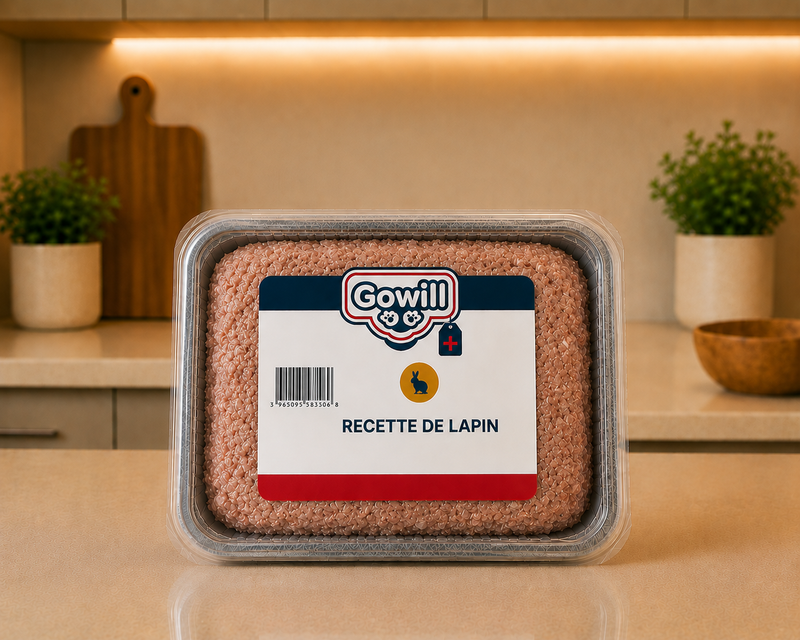 Gowill Plus Lapin – Recette Complète Naturelle au Lapin pour Chien