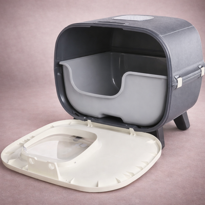 Mira – Toilette pour chat sur pieds (56 x 45 x 50,5 cm)