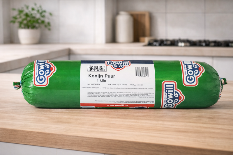 Gowill Mélange Pur Lapin – Alimentation Naturelle Surgelée pour Chien