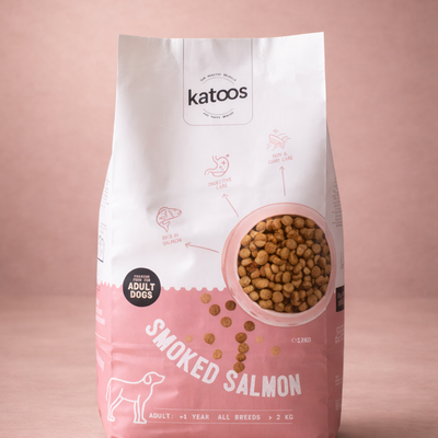 Katoos Smoked Salmon – Croquettes au Saumon pour Chien Adulte