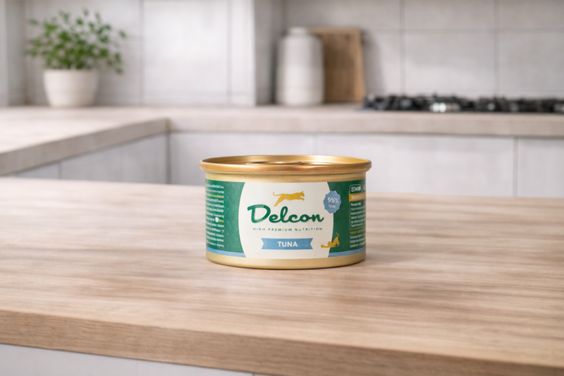 Delcon – Pâtée Adult au thon pour chat (85 g)